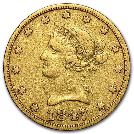 1847-O $10 Liberty Gold Eagle VG/VF 1847-O $10 Liberty Gold Eagle VG/VF