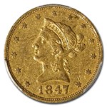 1847-O $10 Liberty Gold Eagle XF-45 PCGS