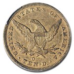 1847-O $10 Liberty Gold Eagle XF-45 PCGS