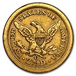 1847-O $2.50 Liberty Gold Quarter Eagle VF