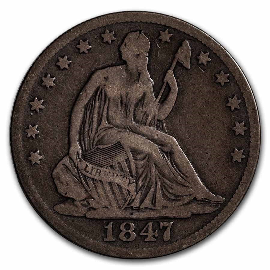 1847-O Liberty Seated Half Dollar VF