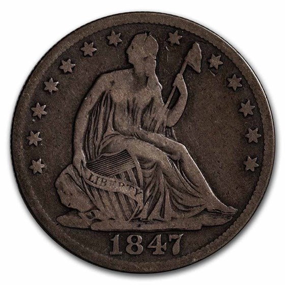 1847-O Liberty Seated Half Dollar VF 1847-O Liberty Seated Half Dollar VF
