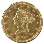 1848 $10 Liberty Gold Eagle AU-55 NGC