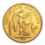 1848-1849 France Gold 20 Francs Lucky Angel (Avg Circ)
