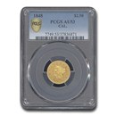 1848 $2.50 Gold California Fractional Quarter Eagle AU-53 PCGS 1848 $2.50 Gold California Fractional Quarter Eagle AU-53 PCGS