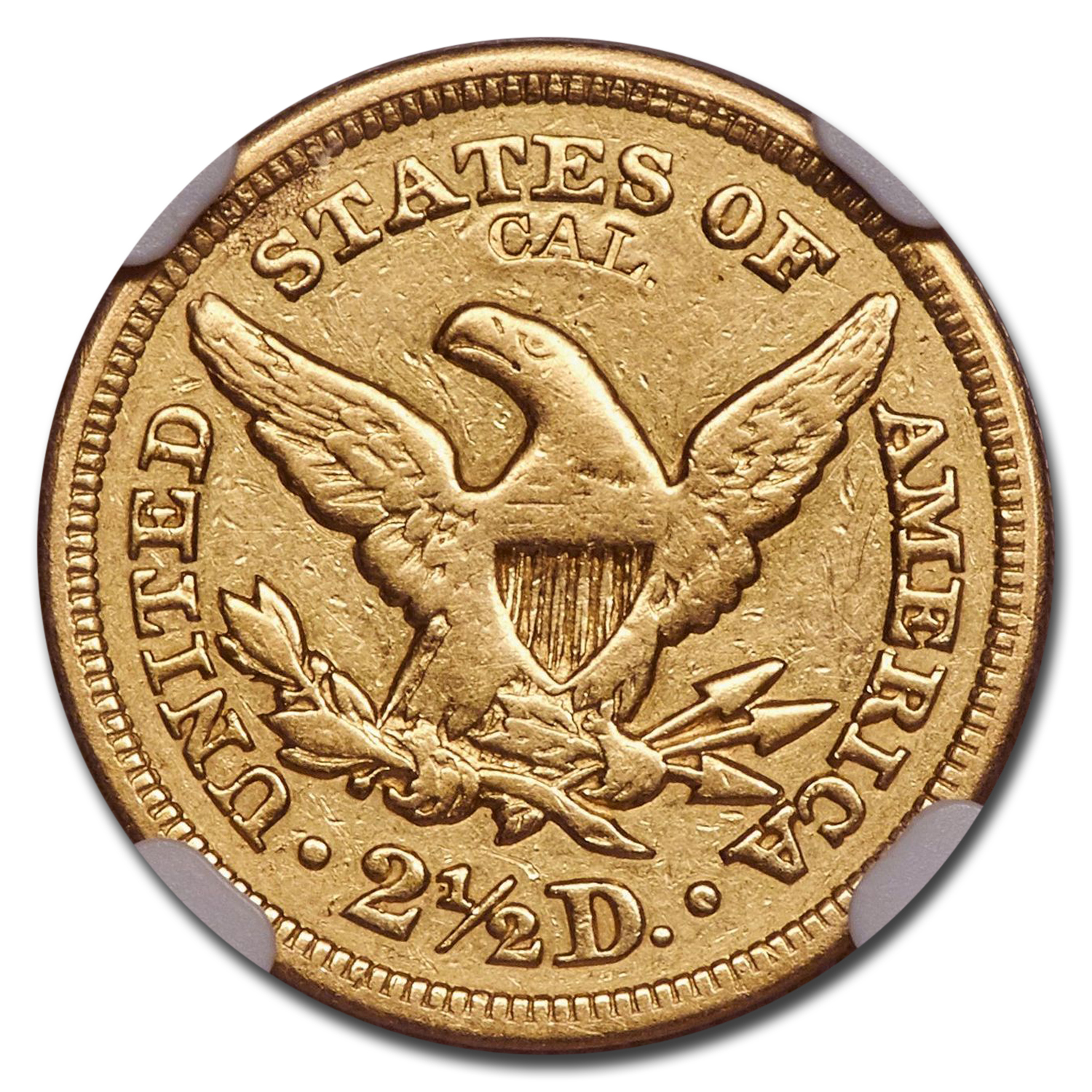 Buy 1848 $2.50 Liberty Gold Quarter Eagle XF-40 NGC (CAL.) | APMEX