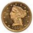 1848 $5 Liberty Gold Half Eagle MS-64 PCGS (PL)