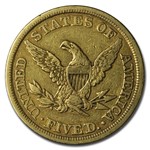 1848 $5 Liberty Gold Half Eagle XF