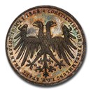 1848 German States Frankfurt am Main Silver 2 Gulden PR-65 PCGS 1848 German States Frankfurt am Main Silver 2 Gulden PR-65 PCGS