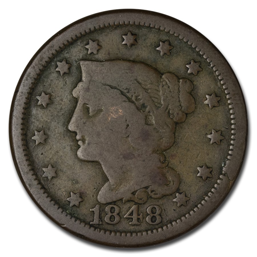 1848 Large Cent Good