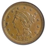 1848 Large Cent MS-64 NGC (Brown, N-27)