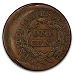 1848 Large Cent VF-35 PCGS (Mint Error, Struck 15% Off-Center)