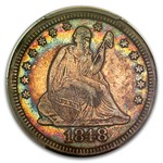 1848 Liberty Seated Quarter XF-40 PCGS