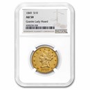 1849 $10 Liberty Gold Eagle AU-50 NGC