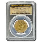 1849 $10 Liberty Gold Eagle AU-50 PCGS