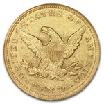 1849 $10 Liberty Gold Eagle AU-58 NGC (SS Republic)