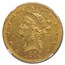 1849 $10 Liberty Gold Eagle AU-58 NGC