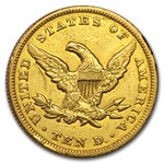 1849 $10 Liberty Gold Eagle VF Details (Cleaned)