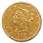 1849 $10 Liberty Gold Eagle XF-40 PCGS