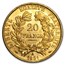 1849-1851 France Gold 20 Francs Early Head Ceres BU