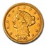 1849-C $2.50 Liberty Gold Quarter Eagle MS-61+ NGC