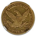 1849-C $5 Liberty Gold Half Eagle XF-40 NGC
