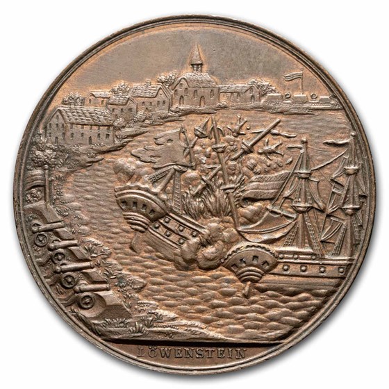 1849 German States Schleswig Holstein Battle of Eckernforde Medal 1849 German States Schleswig Holstein Battle of Eckernforde Medal