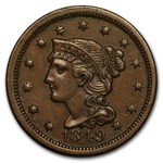 1849 Large Cent AU