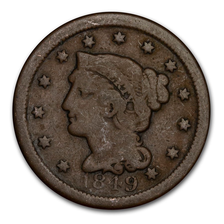 1849 Large Cent Good