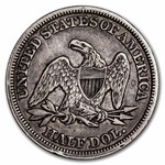1849 Liberty Seated Half Dollar XF