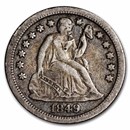 1849-O Liberty Seated Dime XF