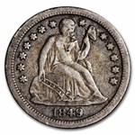 1849-O Liberty Seated Dime XF