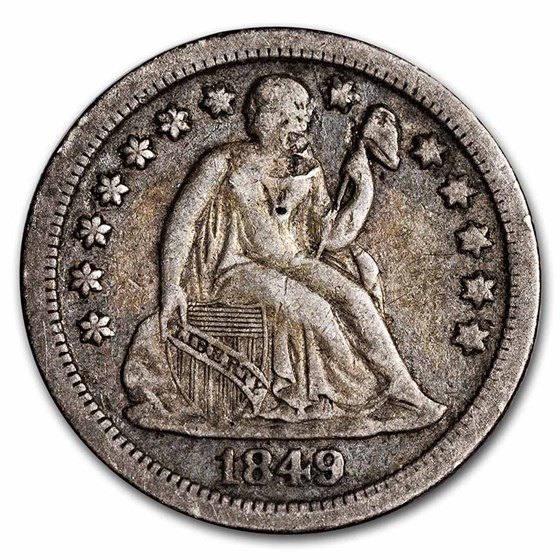 1849-O Liberty Seated Dime XF 1849-O Liberty Seated Dime XF