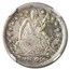 1849-O Liberty Seated Half Dime AU-58 NGC