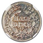 1849-O Liberty Seated Half Dime AU-58 NGC
