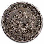 1849-O Liberty Seated Half Dollar XF