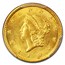 1850 $1 Liberty Head Gold MS-65 PCGS