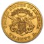 1850-1866 $20 Liberty Gold Double Eagle Type 1 (Cleaned)