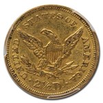 1850 $2.50 Liberty Gold Quarter Eagle AU-50 PCGS