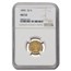 1850 $2.50 Liberty Gold Quarter Eagle AU-53 NGC