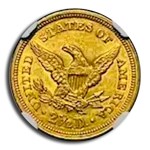1850 $2.50 Liberty Gold Quarter Eagle MS-62 NGC