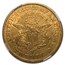 1850 $20 Liberty Gold Double Eagle AU-50 NGC