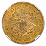 1850 $20 Liberty Gold Double Eagle AU-55 NGC