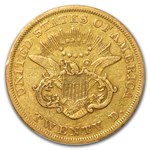 1850 $20 Liberty Gold Double Eagle VF-35 PCGS