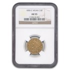 1850-C $5 Liberty Gold Half Eagle AU-55 NGC (Weak C)