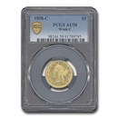 1850-C $5 Liberty Gold Half Eagle AU-58 PCGS (Weak C)