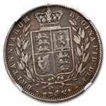 1850 Great Britain Silver Half Crown Victoria VF-25 NGC