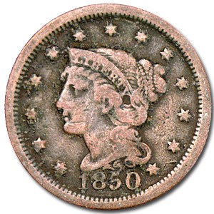 1850 Large Cent Good 1850 Large Cent Good