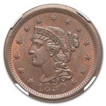 1850 Large Cent MS-66 NGC (Brown)