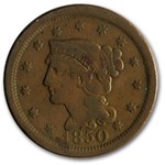 1850 Large Cent VG